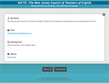 Tablet Screenshot of njcte.com